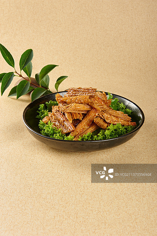 熏酱腐竹图片素材