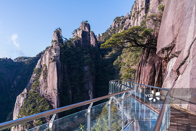江西上饶三清山西海岸景区风光图片素材