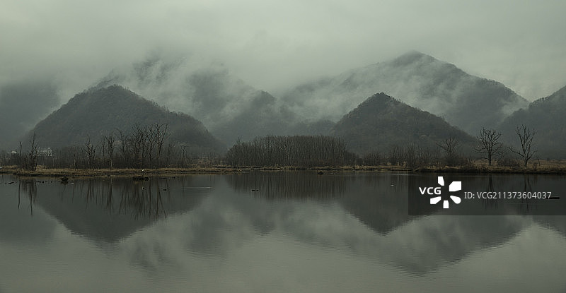 初冬大九湖图片素材