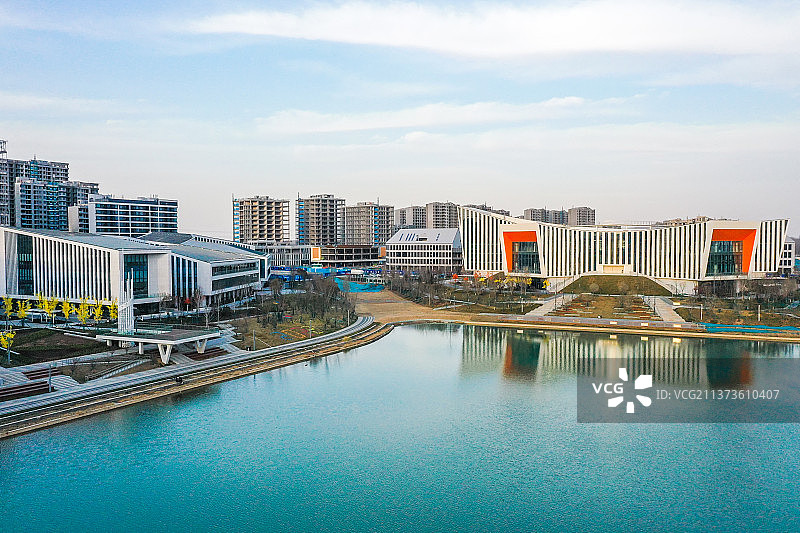 河南郑州鲲鹏软件小镇科技园区图片素材