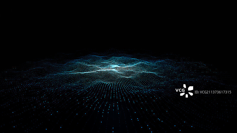 三维渲染粒子，汇聚能量背景图片素材
