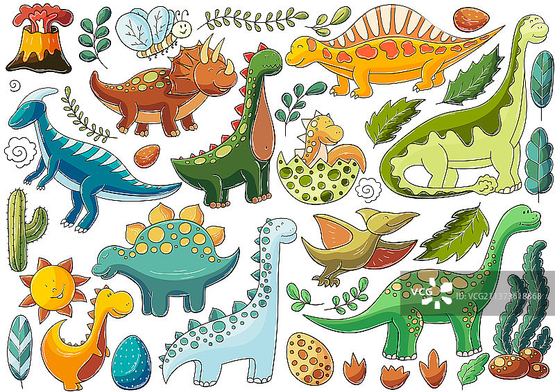 手绘风格的儿童画图片素材