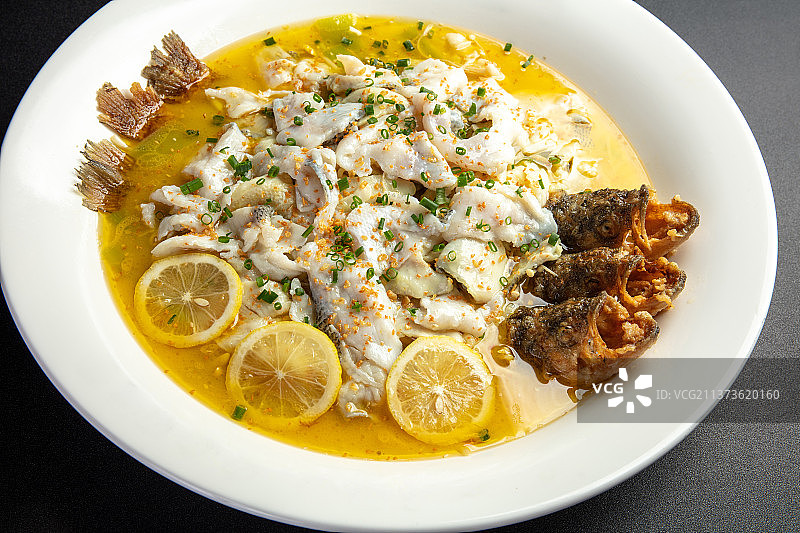 四川菜酸菜鱼图片素材