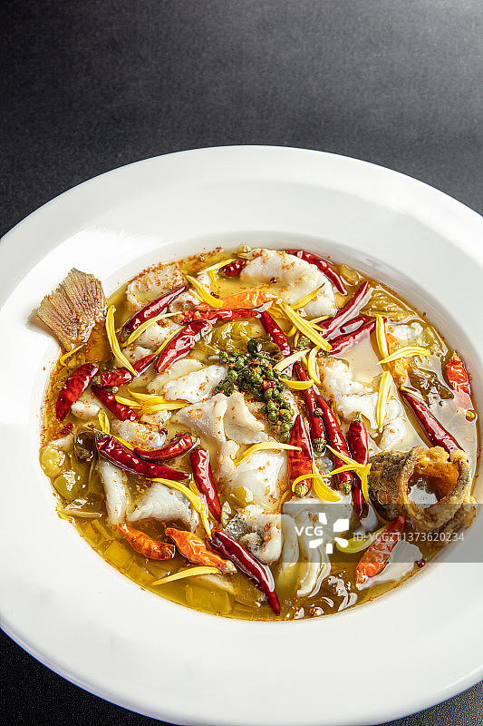 四川菜酸菜鱼图片素材