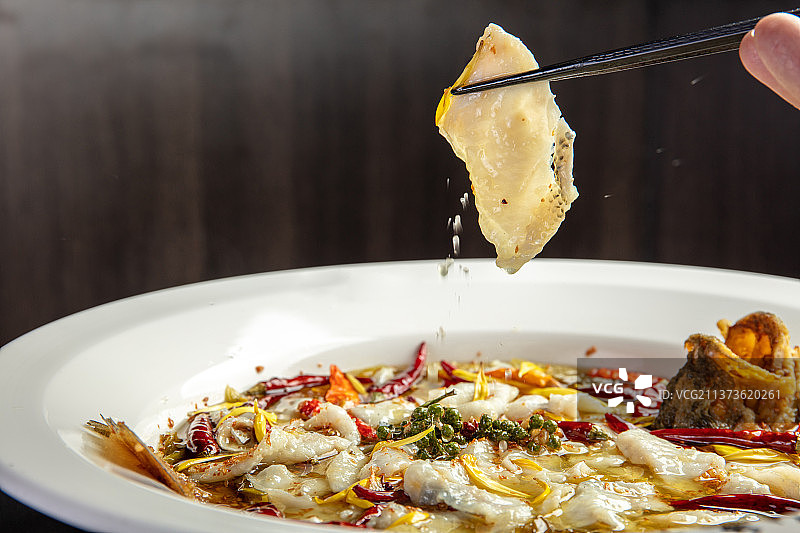 四川菜酸菜鱼图片素材