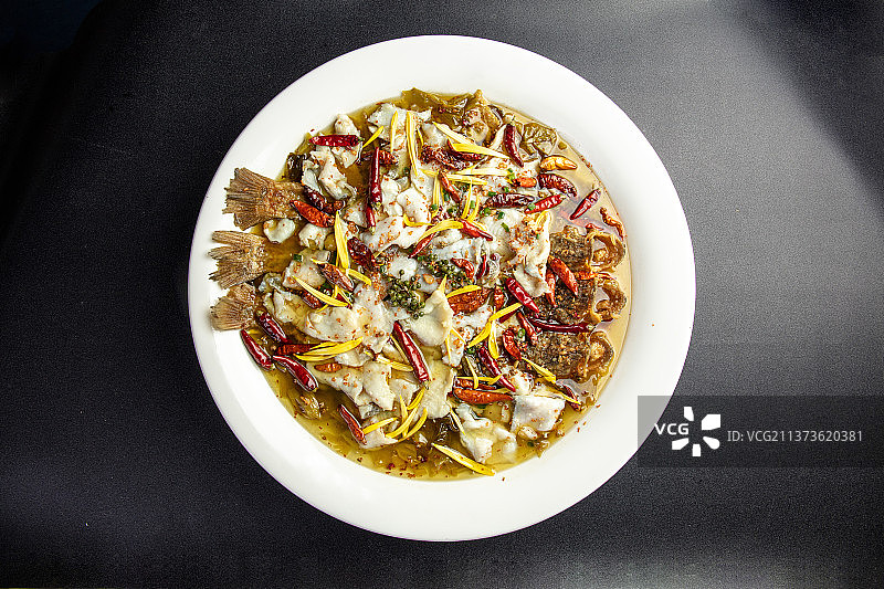 四川菜酸菜鱼图片素材