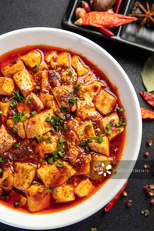四川菜麻婆豆腐图片素材