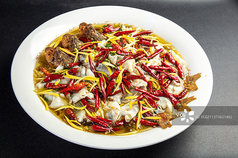 四川菜酸菜鱼图片素材