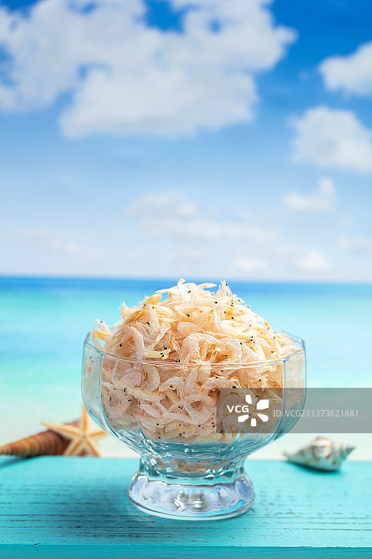 海鲜调味品干虾皮图片素材