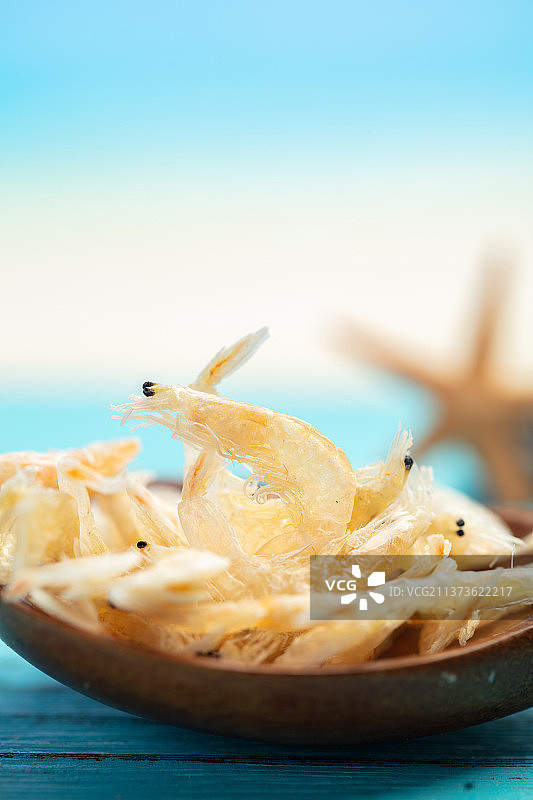 海鲜调味品干虾皮图片素材