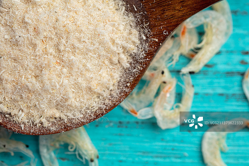 海鲜调味品虾粉图片素材