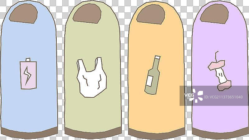 垃圾桶-垃圾分类图片素材