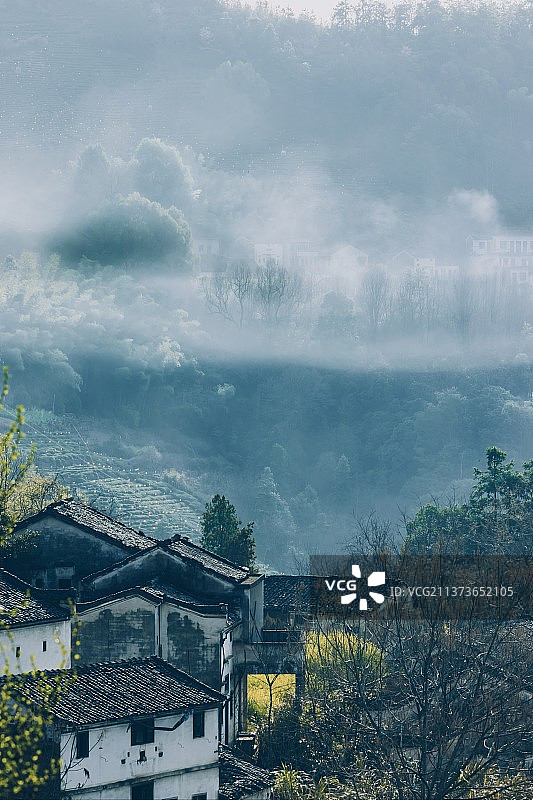 皖南春晓图片素材