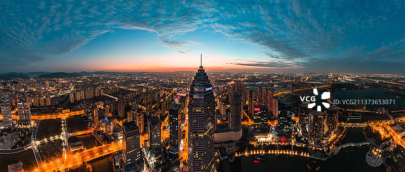 城市风光夜景全景图片素材