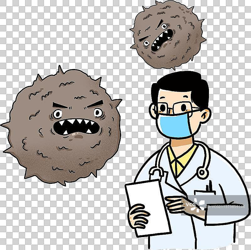 做检查的医生疫情病毒图片素材
