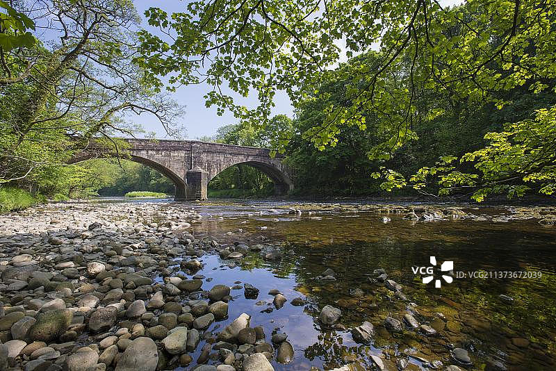 霍德河多福德桥风光图片素材