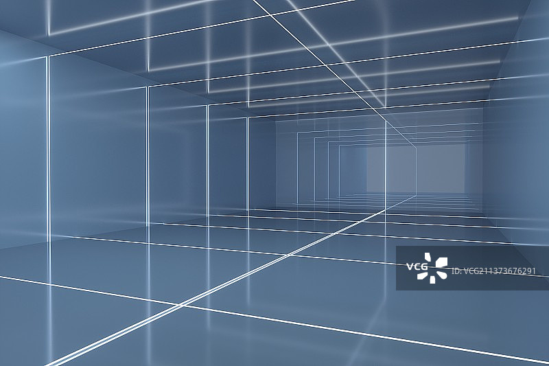 3D渲染抽象灯光背景墙图片素材