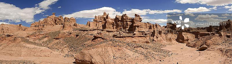 失落之城：阿根廷拉里奥哈省塔兰帕亚国家公园图片素材