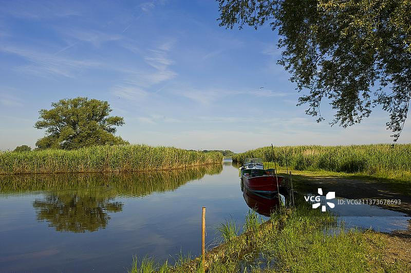奥地利福萨赫莱茵河三角洲自然保护区图片素材