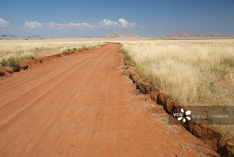 通往纳米比亚普罗斯的沙路图片素材