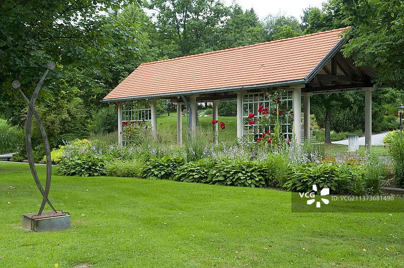 水疗花园 (德国巴伐利亚)图片素材