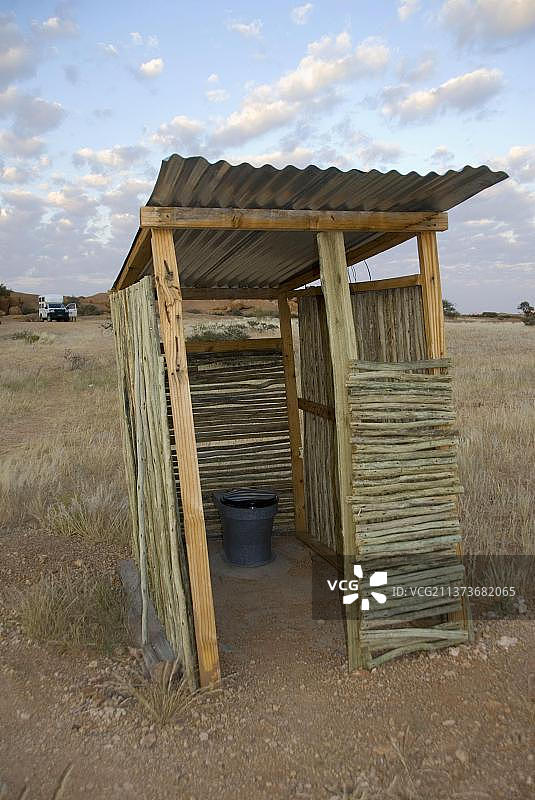 纳米比亚Spitzkoppe露营地的厕所图片素材