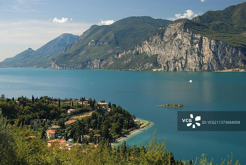 加尔达湖风光图片素材