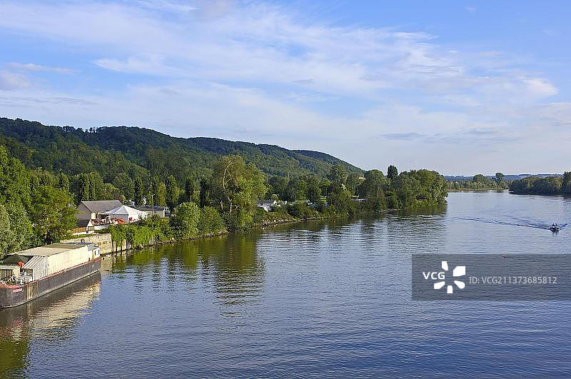 法国诺曼底塞纳河谷莱桑德利图片素材