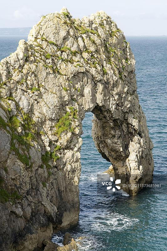 英国多塞特郡的杜德尔门岩拱图片素材