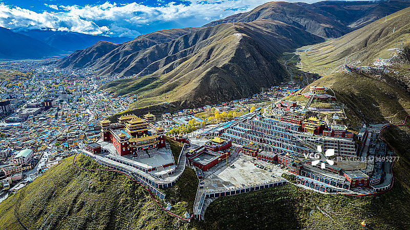 玉树航拍图片素材