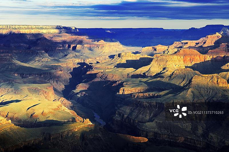 科罗拉多河利潘角，大峡谷南缘，亚利桑那州，美国西南部，北美图片素材