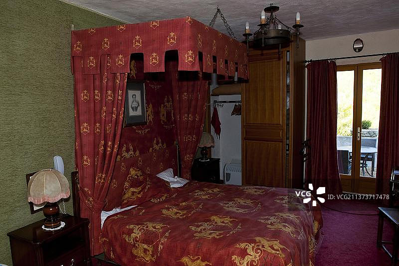 欧洲特里冈斯城堡：凡尔登大峡谷，普罗旺斯-阿尔卑斯-蓝色海岸地区瓦尔省图片素材