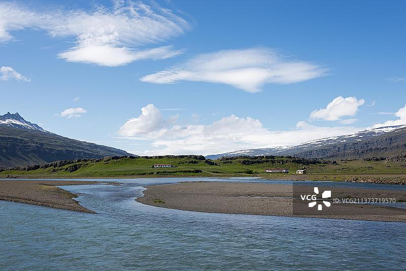 冰岛南部哈马尔哈马萨河，欧洲图片素材