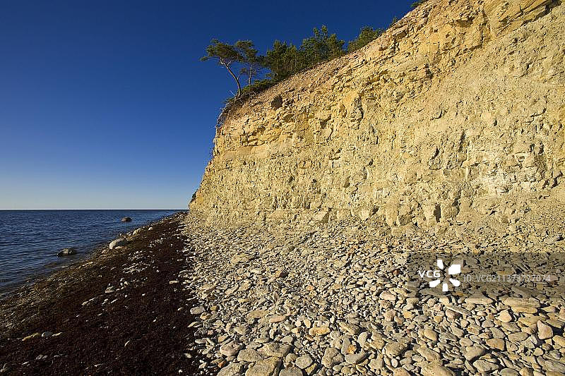 欧洲爱沙尼亚萨列马岛潘加悬崖图片素材