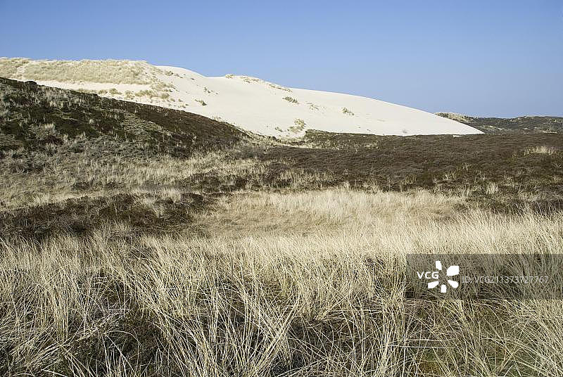 德国叙尔特岛Wanderduene沙丘图片素材