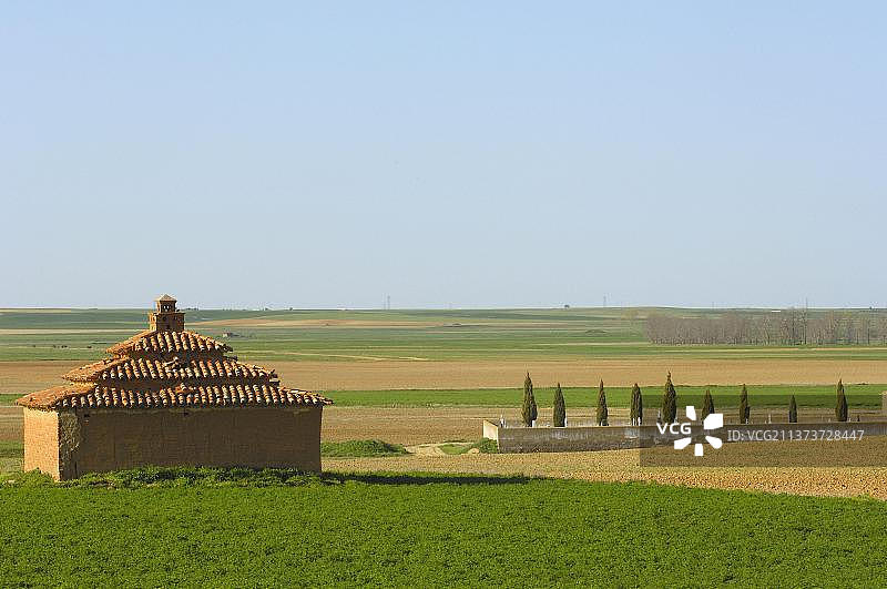 旧鸽舍（西班牙卡斯蒂利亚-莱昂萨莫拉）图片素材