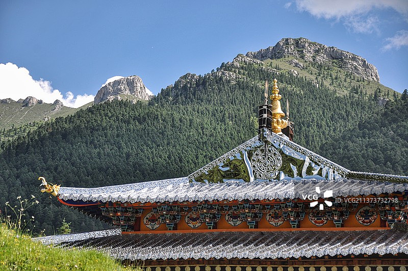 甘肃甘南郎木寺图片素材