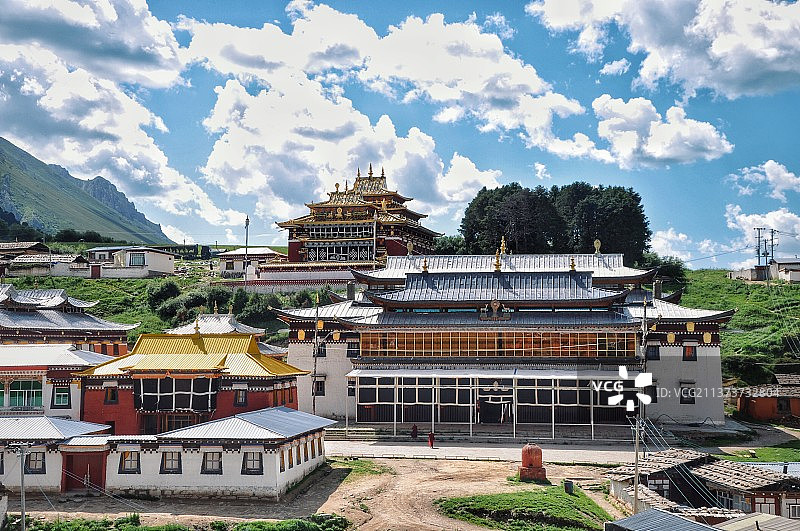 甘肃甘南郎木寺图片素材