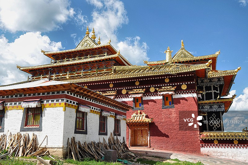 甘肃甘南郎木寺图片素材