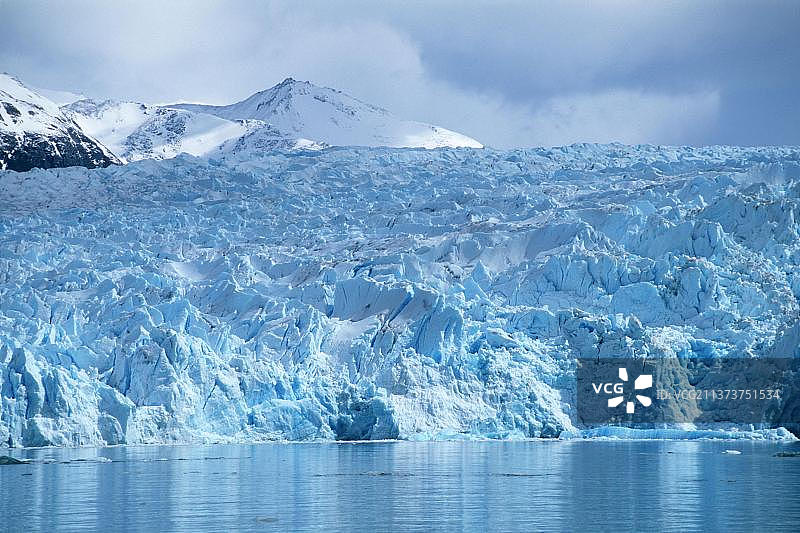 智利巴塔哥尼亚灰色冰川图片素材