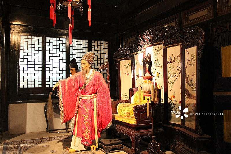 北京十三陵明皇宫蜡像馆（明皇蜡像宫）：重典治国图片素材