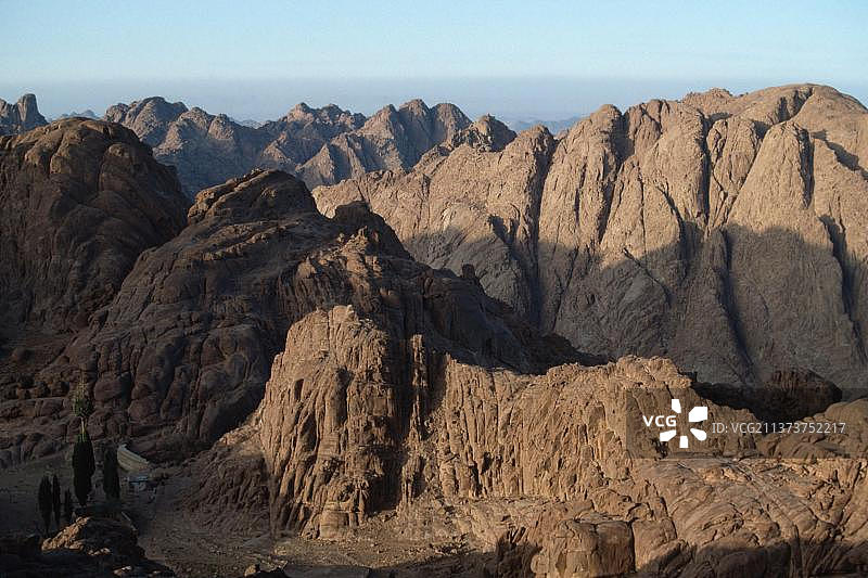 西奈沙漠的香蕉山图片素材