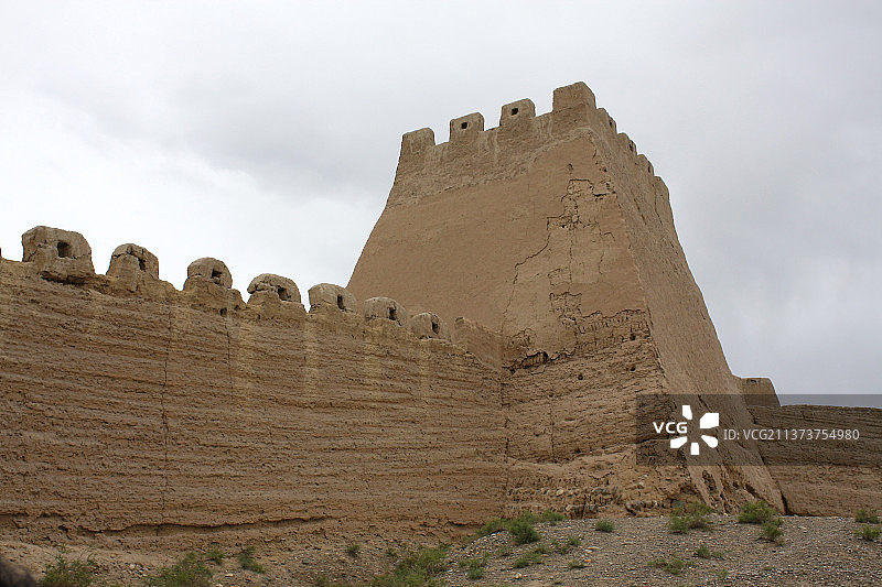 天下第一关嘉峪关城墙图片素材