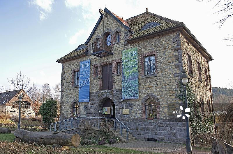 德国默内泽自然公园景观信息中心图片素材