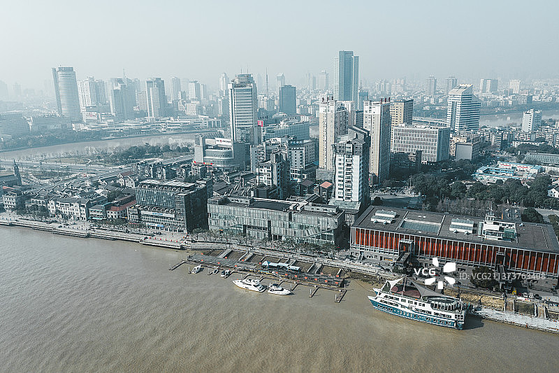 甬江北岸+浙江省宁波市江北区图片素材