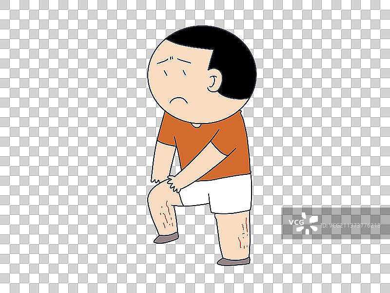 元素：静脉曲张的人物图片素材