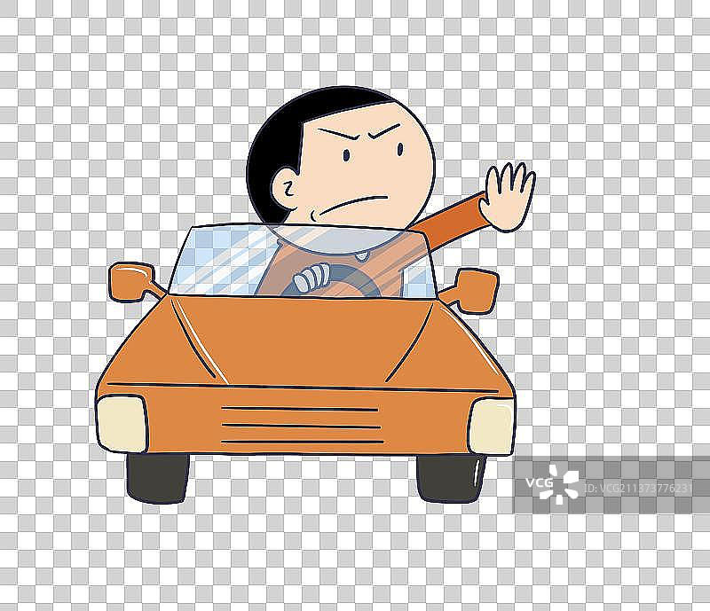 元素：开车的司机图片素材