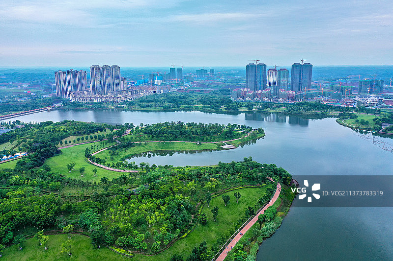 仁寿城市湿地公园+四川省眉山市仁寿县城市湿地公园图片素材