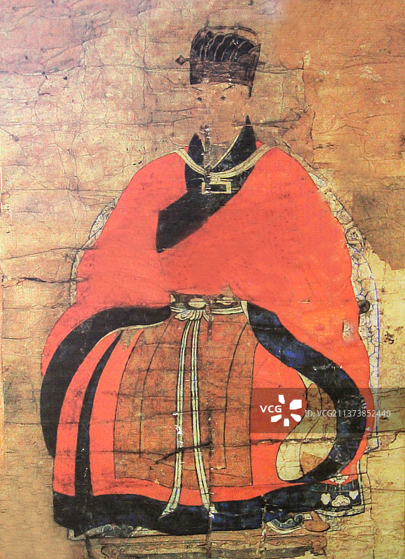 北京昌平明十三陵长陵：风水术士廖均卿画像图片素材