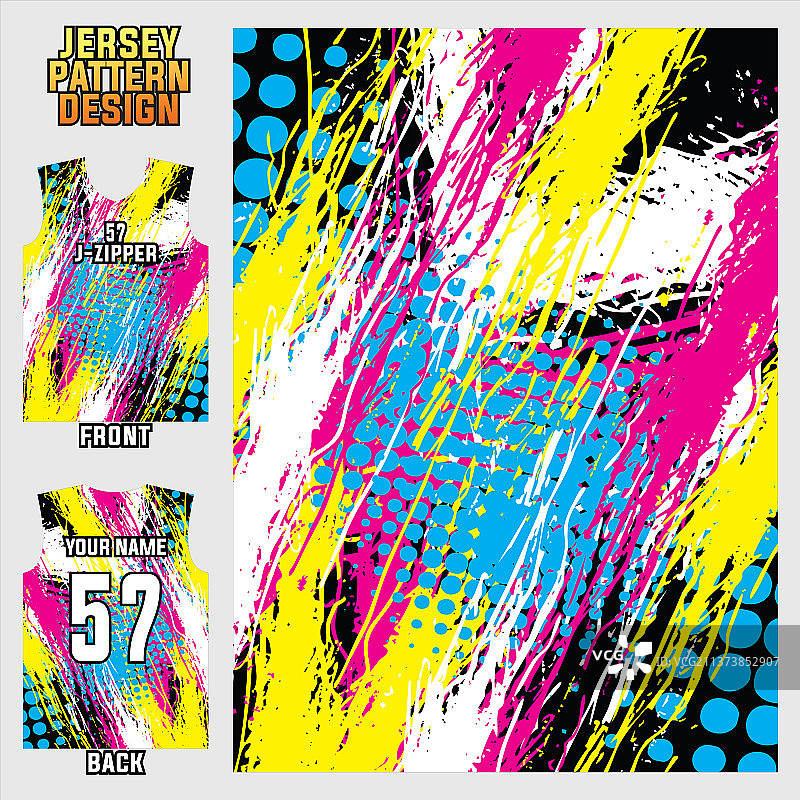 热升华印花球衣设计图片素材